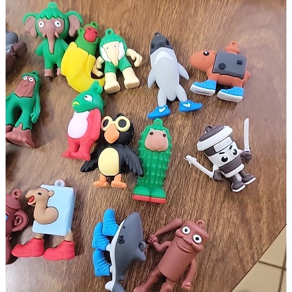 Italian Brainrot Toy Set Desk Decor Car Accessories Bag Charms figures keychains